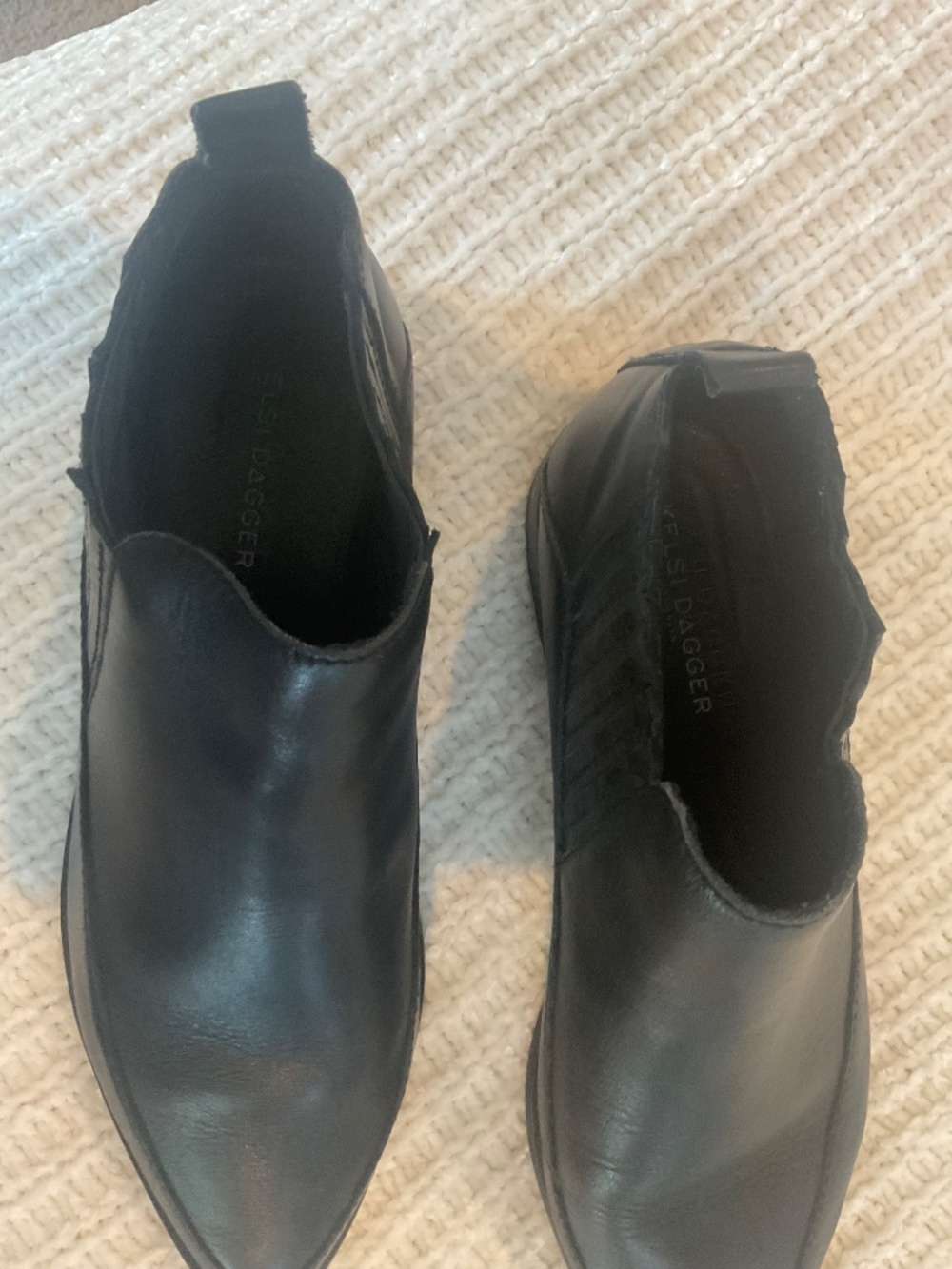 Kelsi Dagger ankle boot in black leather - Picture 5 of 6